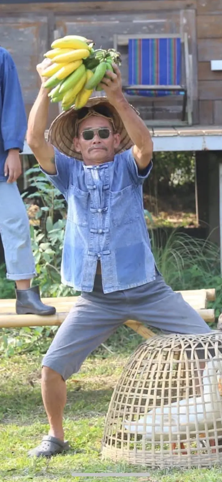 Uncle Soet at the farm